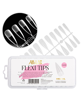 AlleLac Flexi Tips Tipsy Do Przedłużania Paznokci Migdał 240 szt