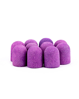 AlleMed Fabric Podo Kapturki Do Pedicure 7 mm Gradacja 180 Fioletowe 10 szt