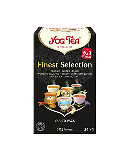 Yogi Tea herbata ajuwederyjska Finest Selection Wyborny zestaw (6x3 torebki)