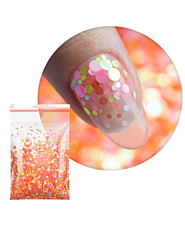 Allepaznokcie Pop-Up! Princess Nails Piegi Confetti Dropsy Kropki Kółeczka Do Zdobienia Paznokci 20 g Nr 4