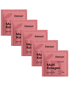 Intenson Multi Kolagen Truskawka 11 g, 5 saszetek