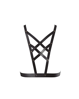 Uprząż Maze Net Cleavage Harness Black Bijoux Indiscrets