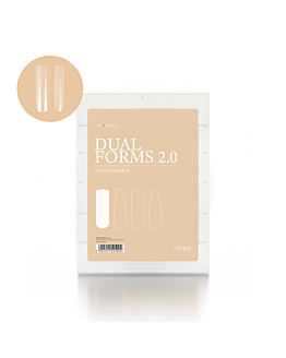 PB Nails Górne formy Dual Forms 2.0 No.01 - kwadrat