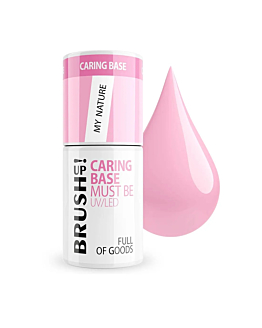 BrushUp! Caring Base baza hybrydowa do paznokci My Nature, 5g