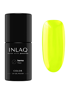 INLAQ Lakier Hybrydowy HEMA Free, Neonowy Lemon Burst
