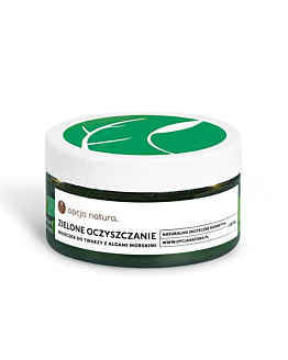 Opcja Natura Zielone Oczyszczanie maseczka do twarzy z algami morskimi, 100ml
