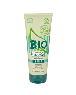 Hot Bio 2in1 Massage & Lube lubrykant na bazie wody, 200ml