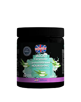 Ronney Aloe Ceramides Professional Mask Nourishing nawilżająca maska do włosów suchych i matowych, 1000ml