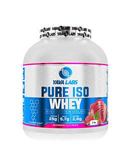 Yava Labs Pure Iso Whey Izolat białka serwatkowego smak lody malinowe