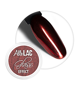 AlleLac Pyłek Lustrzany Glass Effect Red Nr 3