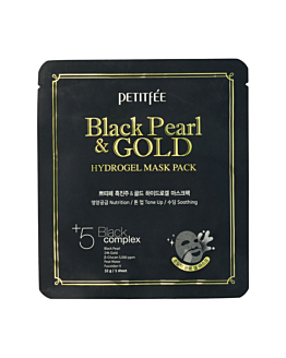 Petitfee Black Pearl & Gold Mask Pack, Hydrożelowa maska rozświetlająca, 32g