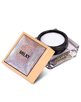 MollyNails Jelly Builder Gel Żel Budujący Samopoziomujący Twardy Średniogęsty Milky 50 g