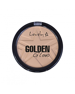 Lovely Golden Glow Powder lekki puder do twarzy 2, 15g