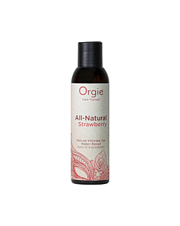 Lubrykant Wodny All Natural Strawberry 150 Ml Orgie