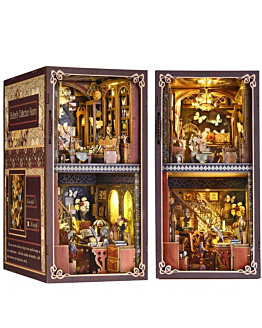 Habarri Miniaturowy domek Book Nook - Muzeum motyli