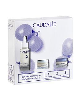 Caudalie Vinoperfect Set Primaverile: siero anti-macchie + crema giorno anti-macchie + crema notte anti-macchie
