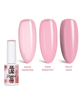 AlleLac Lakier Hybrydowy Nudes N6 Rose Smoke Gel Polish 6 g