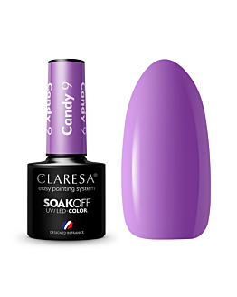 Claresa Soak Off UV/LED Candy lakier hybrydowy 9, 5g