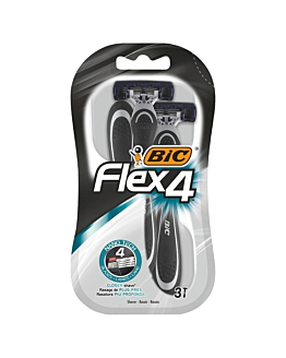 Bic Rasoio Flex 4 Blister 3 pz