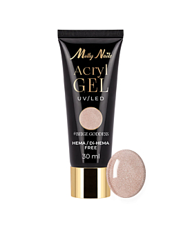 MollyNails Akrylożel Żel Budujący Do Przedłużania Paznokci Beige Goddess 30 ml