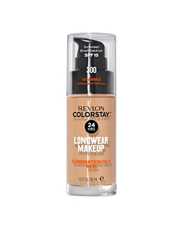 Revlon ColorStay Fondotinta per pelle grassa e mista, 300 Golden Beige