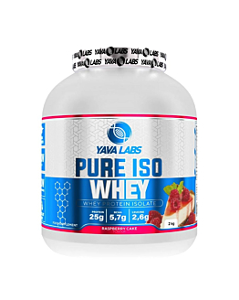 Yava Labs Pure Iso Whey Izolat białka serwatkowego smak malinowe ciasto