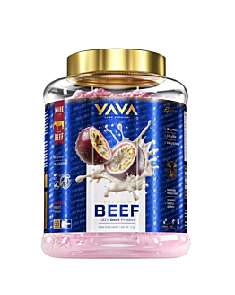 Yava Labs Premium Beef Protein Białko wołowe smak marakuja