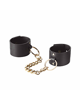 Kajdanki na nadgarstki Maze Wide Cuffs Black Bijoux Indiscrets