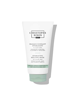 Christophe Robin Hydrating Melting Mask With Aloe Vera jedwabista maska nawilżająca do włosów suchych i matowych, 75ml