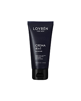Lovrén wielofunkcyjny krem odżywczo-pielęgnacyjny dla mężczyzn z owsem, kofeiną, ekstraktem z aloesu i malwy oraz naturalnymi olejkami i wit E, 50 ml