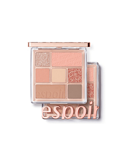 Espoir Real Eye Palette, paleta morelowych cieni do powiek, 05 Apricot Me, 10g