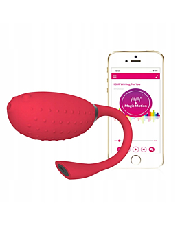 Magic Motion Fugu Smart Wearable Vibrator wibrator typu jajko sterowany aplikacją Red