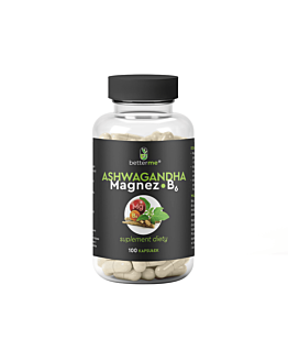 BetterMe Ashwagandha Magnez B6, 100 kapsułek