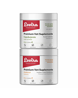 Lovira Zestaw: Suplementy Probiotyk 60 szt + Suplementy Na uspokojenie 60 szt