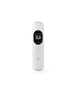 Nedis SmartLife Termometr na podczerwień Wyświetlacz LED Ucho/Czoło Biały