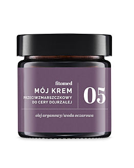 Fitomed Mój Krem No.5 arganowy przeciwzmarszczkowy krem do cery suchej i dojrzałej, 55g