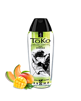 Shunga Jadalny Lubrykant O Smaku Melona I Mango Toko Aroma Personal Lubricant Melon-Mango 165Ml