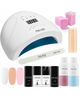 INLAQ Zestaw Startowy do Manicure Hybrydowego