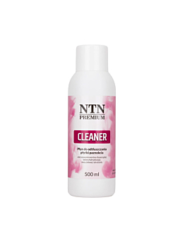 NTN Premium Cleaner IPA Płyn Do Odtłuszczania Płytki Paznokcia Do Manicure 500ml