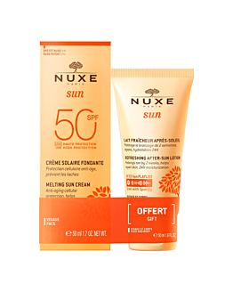 Nuxe Sun Set: Crema Viso SPF 50+ + Balsamo Doposole