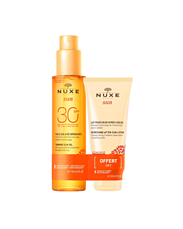 Nuxe Sun Zestaw (Olejek do opalania SPF30 150ml + Balsam po opalaniu 100ml) 