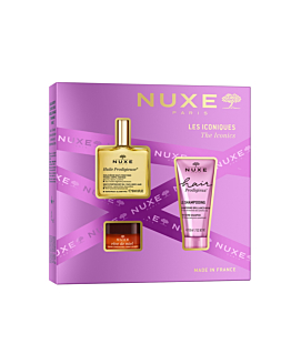 Nuxe zestaw Bestsellery: HP 50ml + HP Szampon 50ml + Reve de Miel Balsam do ust 15ml
