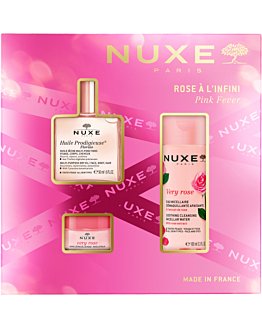 Nuxe Zestaw: Huile Prodigieuse Florale + Płyn micelarny + Różany balsam do ust