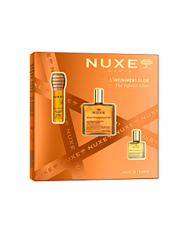 Nuxe zestaw Glow: HP Or 50ml + Reve de Miel Olejek do ust 10ml + HP 10ml