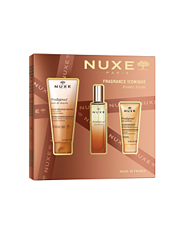 Nuxe zestaw Prodigieux: Olejek pod prysznic 100ml + Perfumy 30ml + Mleczko do ciała 30ml