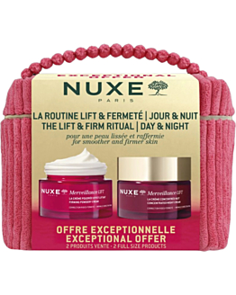 Nuxe Set Merveillance Lift: Crema Giorno 50ml + Crema Notte 50ml + Pochette
