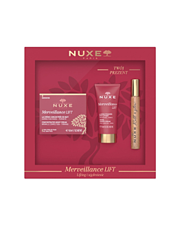 Nuxe Merveillance Lift Zestaw: krem rozświetlający + krem na noc + roll-on Huile Prodigieuse® Or