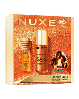 Nuxe Glow Huile Prodigieuse Or: Huile Prodigieuse&reg; OR Roll-on olejek 60ml + R&ecirc;ve de Miel&reg; Miodowy olejek do ust 10 ml + Spinka do włos&oacute;w w kształcie serca