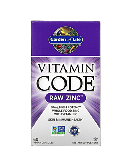 Garden Of Life Witamin Code RAW Zinc 60 kapsułek wegańskich