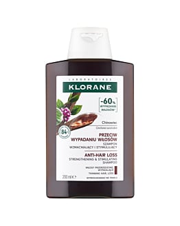 Klorane Przeciw Wypadaniu Włosów Szampon wzmacniający i stymulujący z chininą, 200 ml